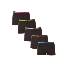 Lee Cooper 5PACK fekete Lee Cooper férfi boxeralsó (LCU3200774A-1948355) XL