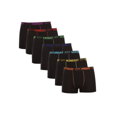 Lee Cooper 7PACK Férfi boxeralsó Lee Cooper fekete (LCUBOX7P0110-1769913) M