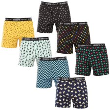Lee Cooper 7PACK tarka Lee Cooper férfi bő szárú boxeralsó (7xPO38811/1) 3XL férfi alsó