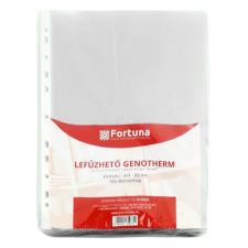 Lefűzhető genotherm FORTUNA A/4 80 mikron víztiszta 100 db/csomag lefűző