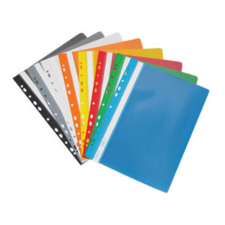  Lefűzhető PVC gyorsfűző A4 sárga lefűző