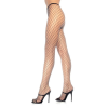 Leg Avenue 729005 SPANDEX DIAMOND PANTY HOSE O/S BLK