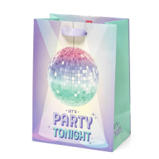 Legami Srl Legami ajándéktasak (M 19x25x11,5 cm), discogömbös PARTY ajándéktasak