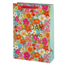 Legami Srl Legami ajándéktasak (XL 31x43x11,5 cm), virágos PARTY ajándéktasak