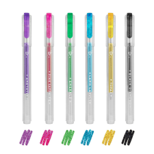 Legami Srl Legami glitteres zselés toll szett, mini, 6-színű toll