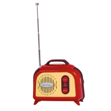 Legami Srl Legami mini retro rádió (8,8x7,5x4,5 cm), FM ajándéktárgy