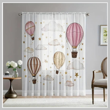  Légballonos dekor függöny 132 x241 cm 2 db FY96590 lakástextília