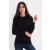 Legend World Wide LWL9188 Környakas Női pamut pulóver Legend World Wide, Black-2XL