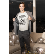  Legénybúcsú folyamatban fehér póló ajándéktárgy