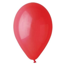 . Léggömb, 26 cm, piros 009-4510 party kellék