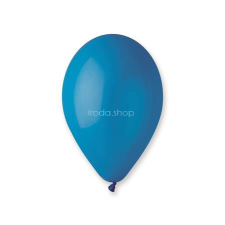 . Léggömb, 30 cm, középkék party kellék