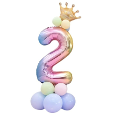 Léggömb elrendezés készlet, 2. szám, S DEPOT®, többszínű party kellék