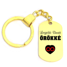  Legjobb Barát örökké (2) kulcstartó, választható több formában és színben kulcstartó