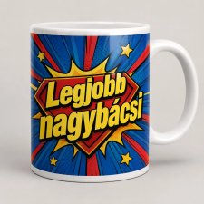  Legjobb nagybácsi – képregényes bögre bögrék, csészék