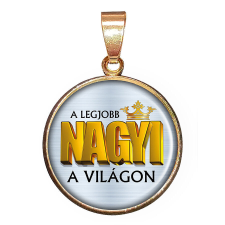  Legjobb Nagyi a világon – medál lánccal vagy kulcstartóval medál