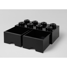 LEGO 40061733 Brick Drawer 8 Tárolódoboz - Fekete (RC40061733) bútor