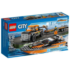 LEGO City 60085 4x4 with Powerboat lego