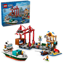 LEGO City 60422 Tengerparti kikötő teherszállító hajóval lego