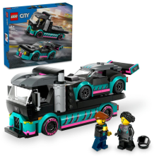 LEGO City Versenyautó és autószállító teherautó 60406 lego