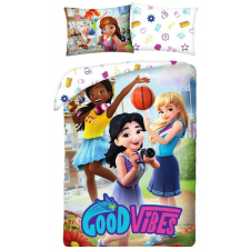 Lego Friends Good Vibes ágyneműhuzat 140×200cm, 70×90 cm lakástextília