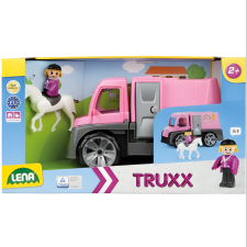 LEGO LENA Truxx lószállító autó lovas kislánnyal és lóval autópálya és játékautó