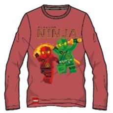 LEGO Ninjago Be Ninja Red gyerek hosszú ujjú póló, felső 4 év / 104 cm