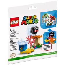 LEGO Super Mario - Fuzzy és Gomba emelvény kiegészítő szett (30389) lego