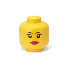 LEGO Tárolódoboz, fej, nagy, LEGO, Girl (L40321725) bútor