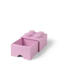 LEGO Tárolódoboz, fiókos, LEGO "Brick", rózsaszín (40051738) bútor