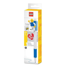 LEGO Zseléstoll, 0,7 mm, kupakos, mini figurával, LEGO, kék (L52600) toll