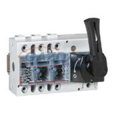 LEGRAND 022520 Vistop 100A 3P mellső, fekete karral, terhelésszakaszoló kapcsoló sínre villanyszerelés