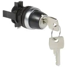 LEGRAND 023738 Osmoz kulcsos 2 fix állású kapcsoló - Z - fekete villanyszerelés