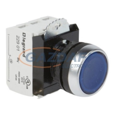 LEGRAND 023753 Osmoz süllyesztett nyomógomb 24V~/= Z+Ny - kék villanyszerelés