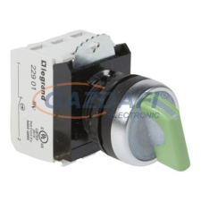 LEGRAND 023762 Osmoz forgókaros 2 fix állású kapcsoló 24V~/= Z+Ny - zöld villanyszerelés