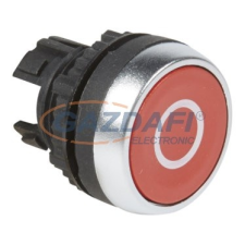 LEGRAND 023808 Osmoz süllyesztett nyomógomb - piros &quot;0&quot; jelzéssel villanyszerelés
