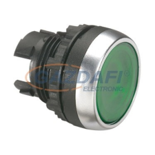 LEGRAND 024022 Osmoz reteszelt süllyesztett világító nyomógomb - zöld villanyszerelés