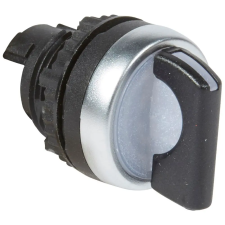 LEGRAND 024037 Osmoz forgatókaros 2 fix állású világító kapcsoló - fekete villanyszerelés