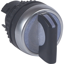 LEGRAND 024053 Osmoz forgatókaros 3 fix állású világító kapcsoló - fekete ( Legrand 024053 ) villanyszerelés