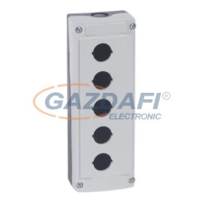LEGRAND 024205 Osmoz üres doboz 5 lyuk - szürke villanyszerelés