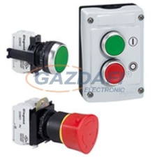 LEGRAND 024215 Osmoz sárga tokozat piros gombafejű nyomógombbal - Ny villanyszerelés