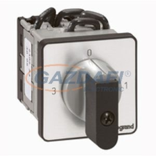 LEGRAND 027503 Görgős kapcsoló 2P 16A PR12 0-1-2-3 villanyszerelés