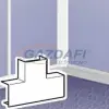 LEGRAND 030207 DLP mini csatorna T-elem 40x12,5 csatornához