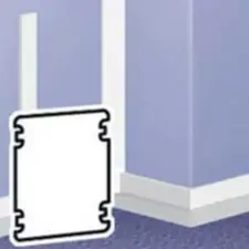 LEGRAND 030295 DLP mini csatorna kábelrögzítő 60x20 csatornához villanyszerelés