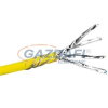 LEGRAND 032778 LEGRAND fali kábel, réz, Cat6A, árnyékolt (F/UTP), 4 érpár (AWG23), LSZH (LSOH), sárga, d: 7.3mm, 500m, kábeldob, LCS2