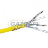 LEGRAND 032799 LEGRAND fali kábel, réz, Cat6A, árnyékolt (F/FTP), 4 érpár (AWG23), LSZH (LSOH), sárga, d: 7.3mm, 500m, kábeldob, LCS2