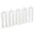 LEGRAND 039507 Viking3 jelölő 21-30 vízszintes 5mm széles