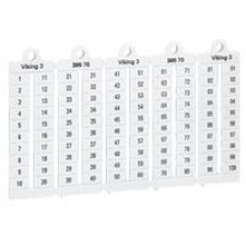 LEGRAND 039517 Viking3 jel. 21-30 vízszintes 6mm széles villanyszerelés