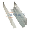 LEGRAND 046511 LEGRAND csúsztatósín, fix, 1U-19", 4 ponton rögzíthető, csavarral, MÉLY: 600, MAX: 50 kg, fekete, LCS2