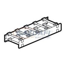 LEGRAND 046571 LEGRAND vízszintes rendező panel, 2U-19", zárt fedéllel, acél, LCS2RACK, villanyszerelés