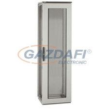 LEGRAND 047363 19" 42 U Altis szekrény üvegajtóval - 2000x800x600 mm villanyszerelés